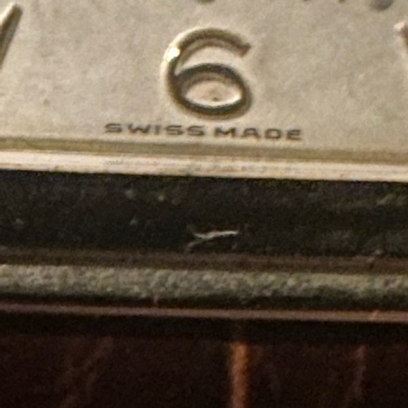 Swiss made Alligator antique wallet in new like excellent working condition - Picture 4 of 5